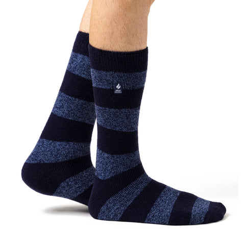 Herren HEAT HOLDERS LITE Chunky Stripe Socken Izmir