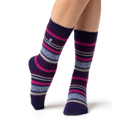 Damen HEAT HOLDERS LITE Multi Stripe Socken Antalya